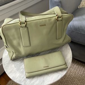 Fossil Mint Green Purse & Wallet